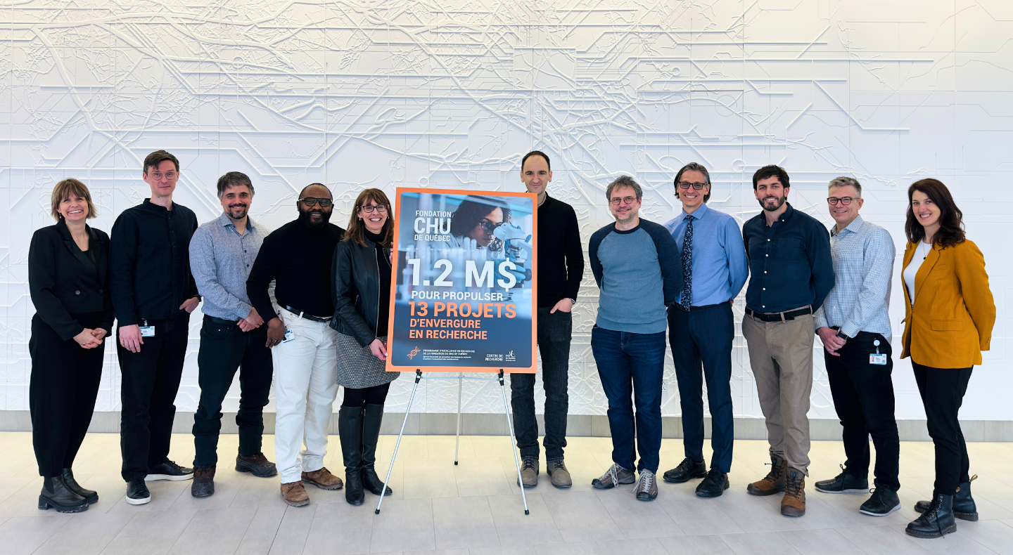 1,2M$ pour 13 projets en recherche